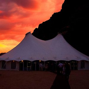 Everest Tent in the sunset