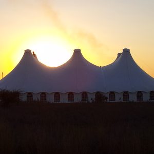 Everest Tent Sunset